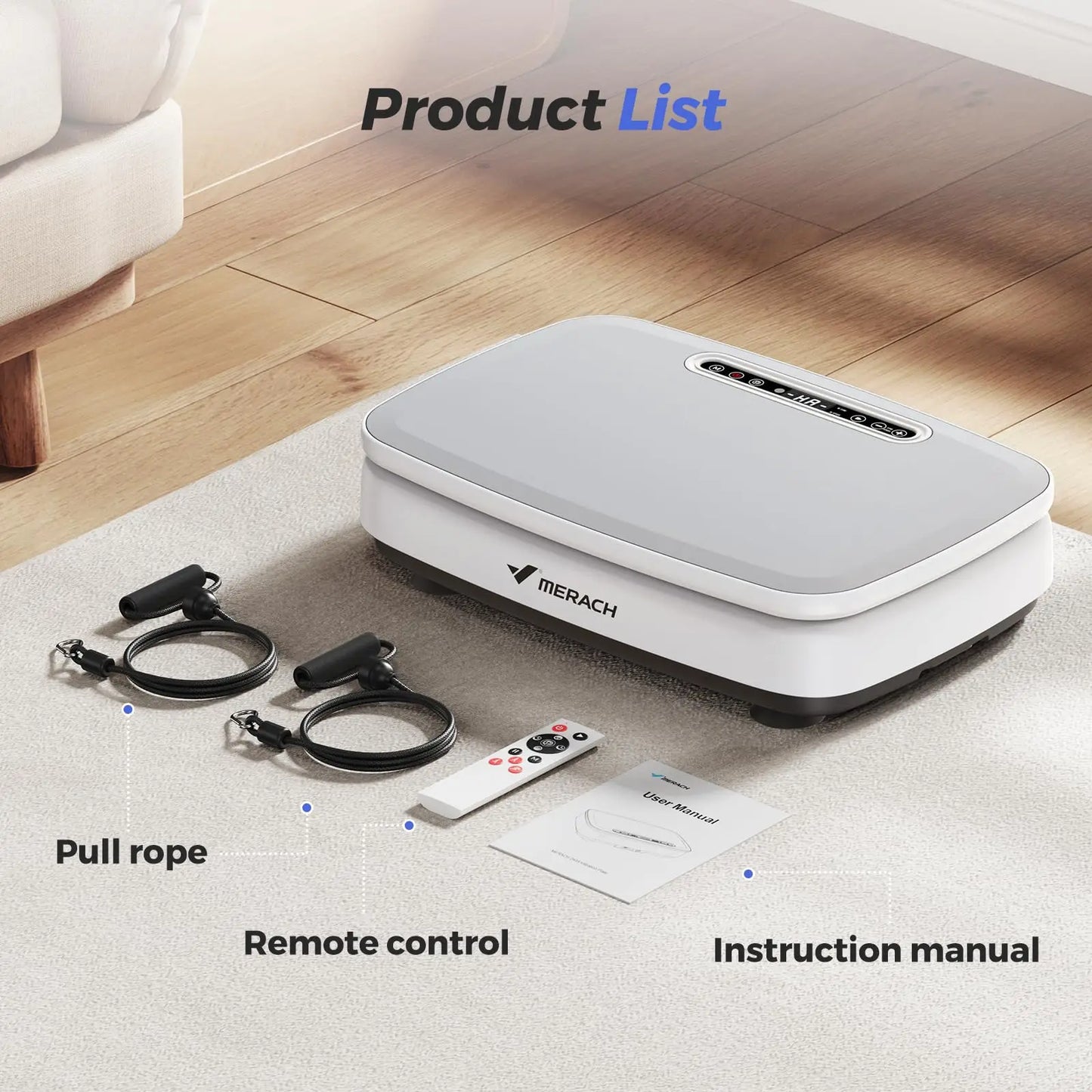 Merach VibrationPlate ExerciseMachine For Comprehensive FullBody Fitness Recovery