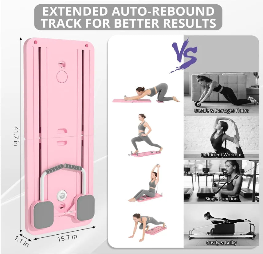 Adjustable Pilates BalanceBoard For Home Workouts Abdominal UpperArm Core PushUp
