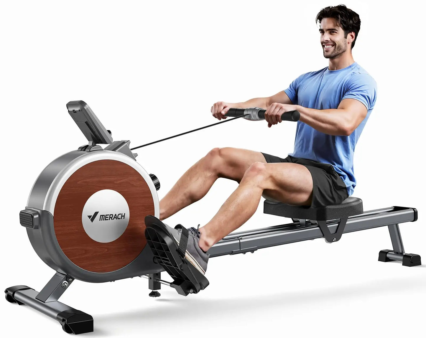 MERACH Magnetic Rowing Machine R02 For Home With 16 Levels