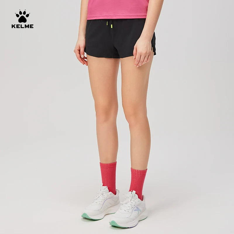 Kelme Women Marathon Shorts Quick Dry Running Fitness Pants