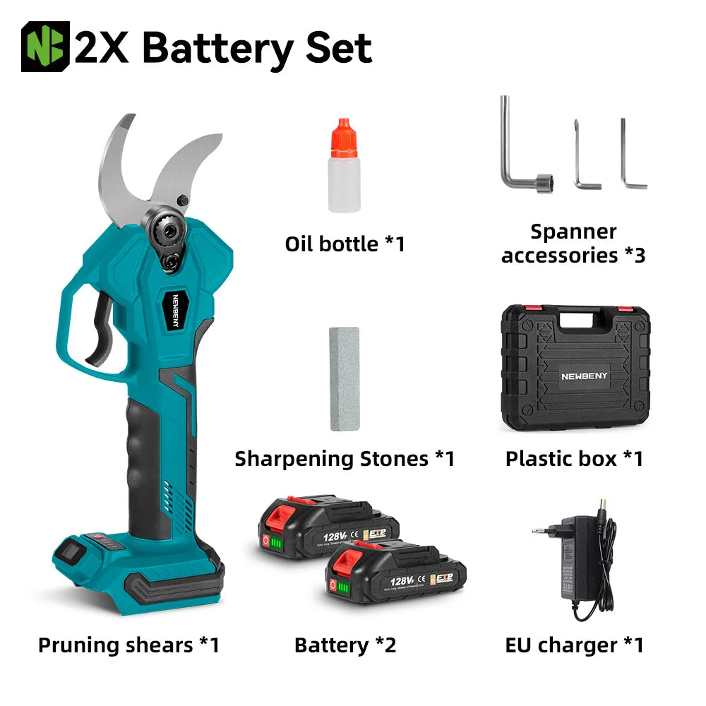 NewBeny Brushless Electric Pruning Shears 45MM For 21V Battery