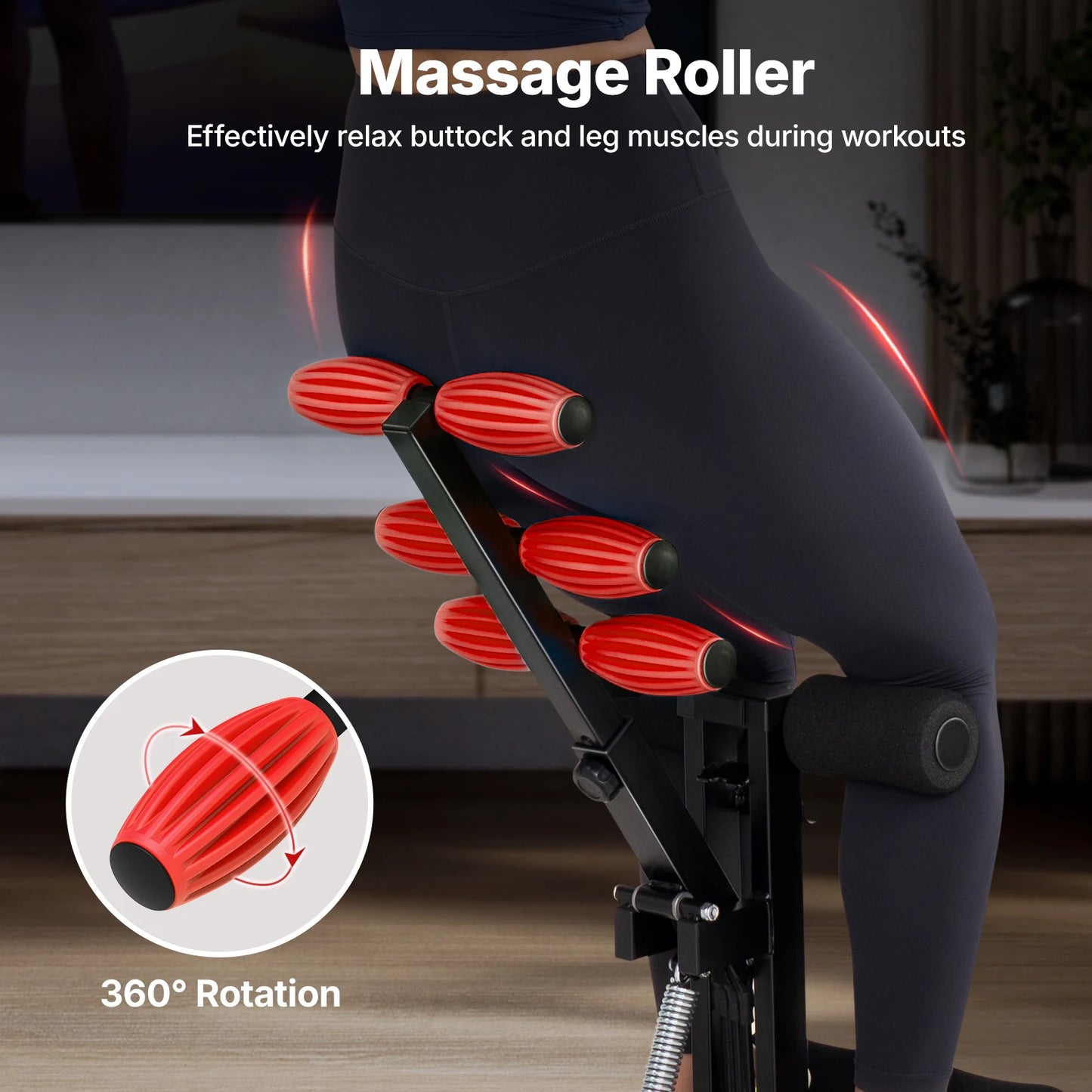 MERACH Deep Squat Machine Glutes Trainer for Legs Core Workout