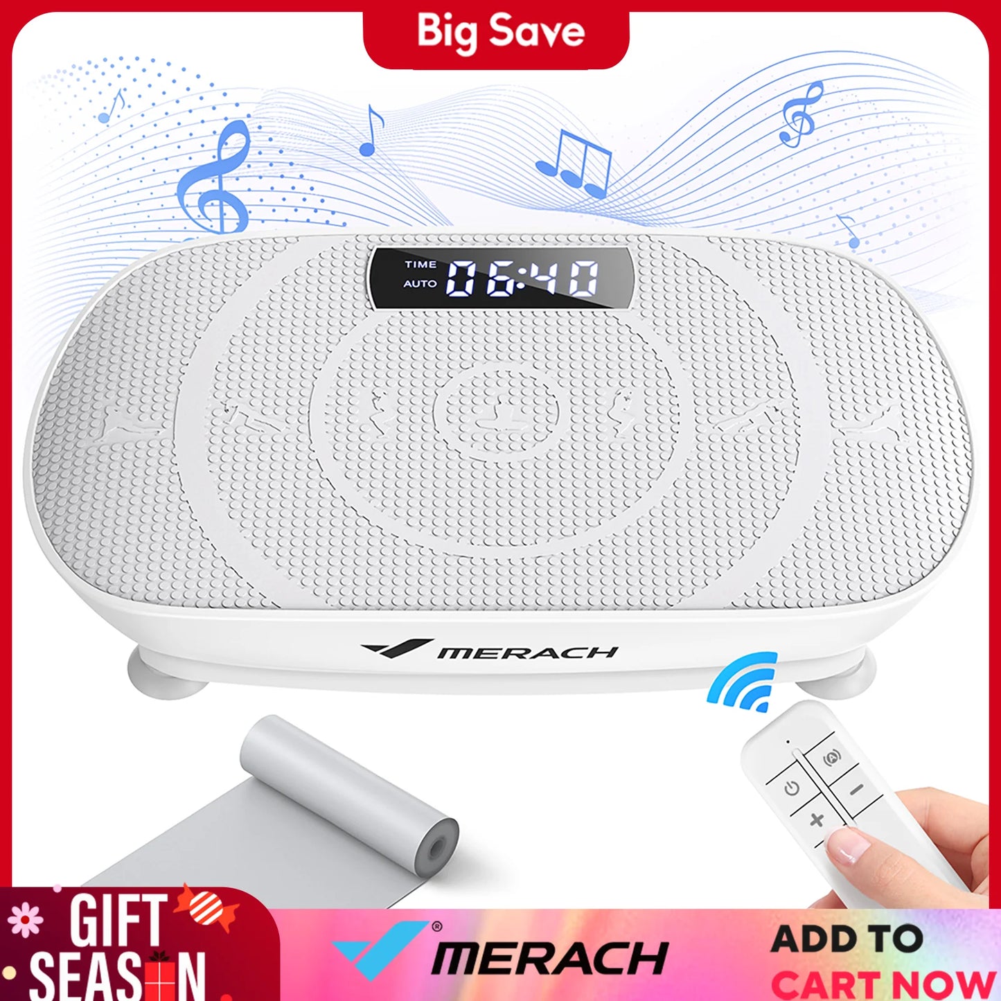 MERACH Vibration Plate Exercise Machine Whole Body Workout