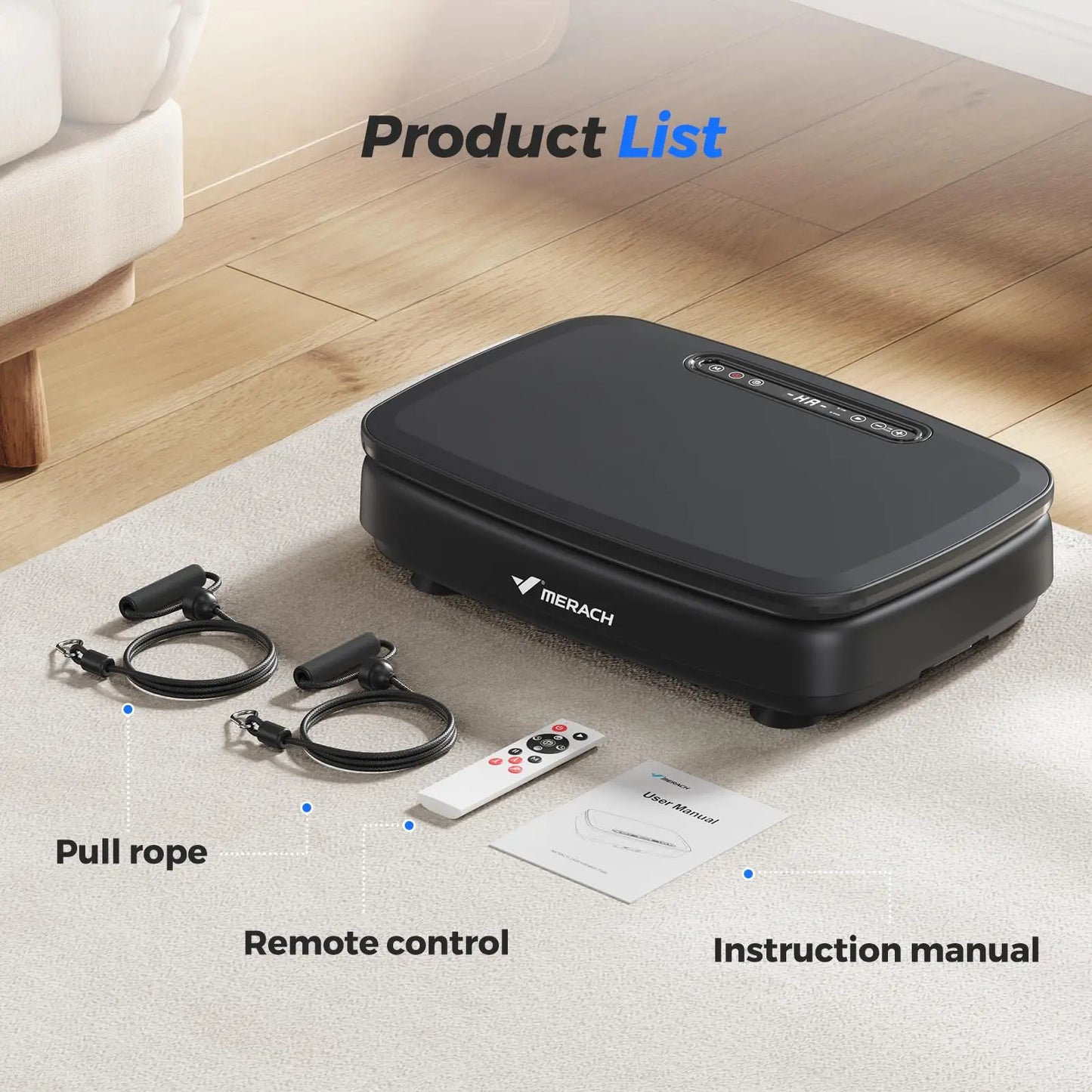 Merach VibrationPlate ExerciseMachine For Comprehensive FullBody Fitness Recovery