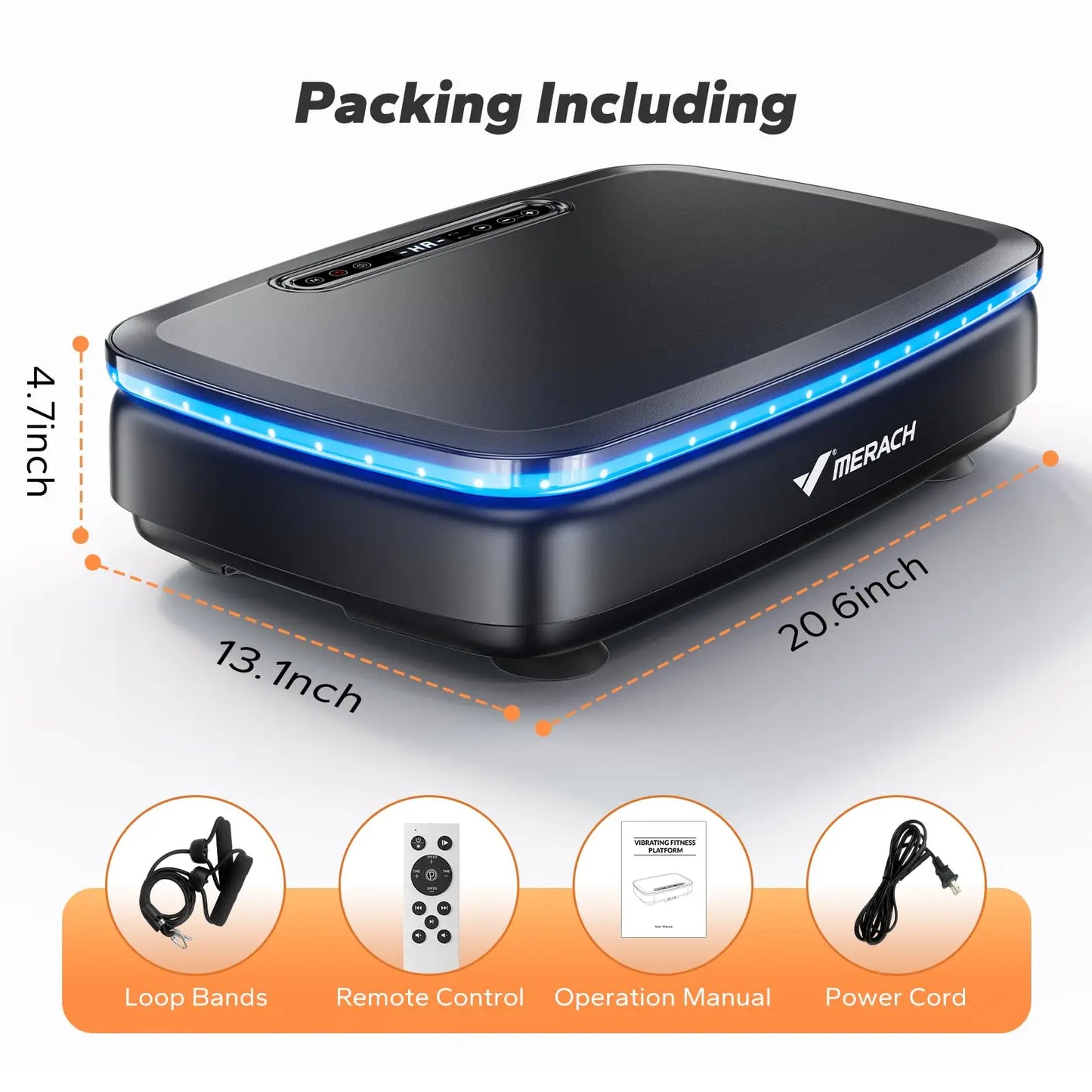 Merach VibrationPlate ExerciseMachine For Comprehensive FullBody Fitness Recovery