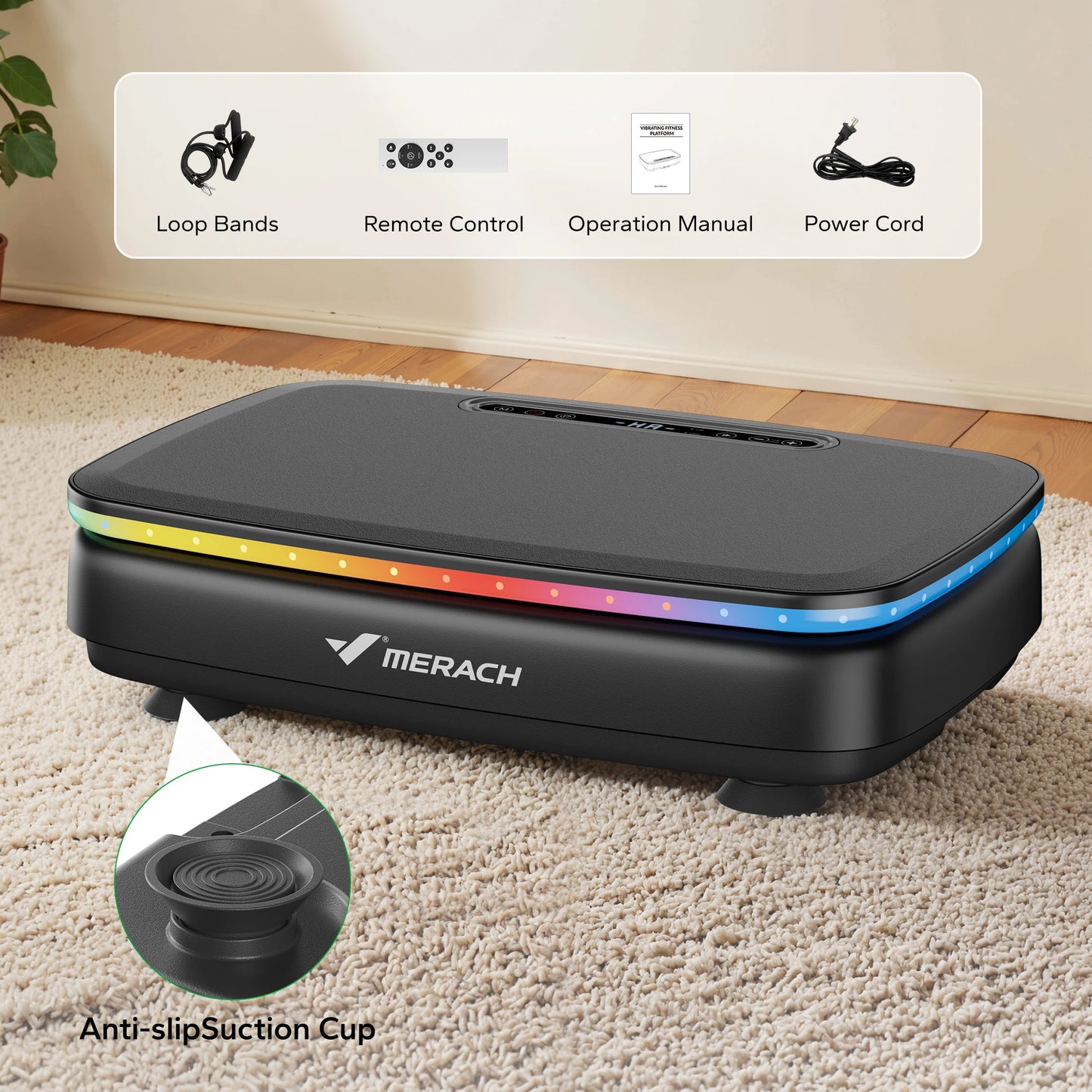 Merach VibrationPlate ExerciseMachine For Comprehensive FullBody Fitness Recovery