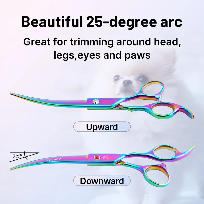 Fenice PremiumQuality ProfessionalGrade GroomingScissors For Dogs Home Use 9Cr Steel