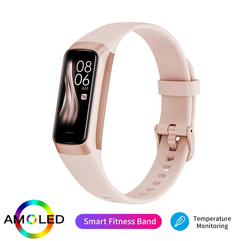 LIGE AMOLED Smartwatch With Heart Rate Monitor Fitness Tracker Waterproof