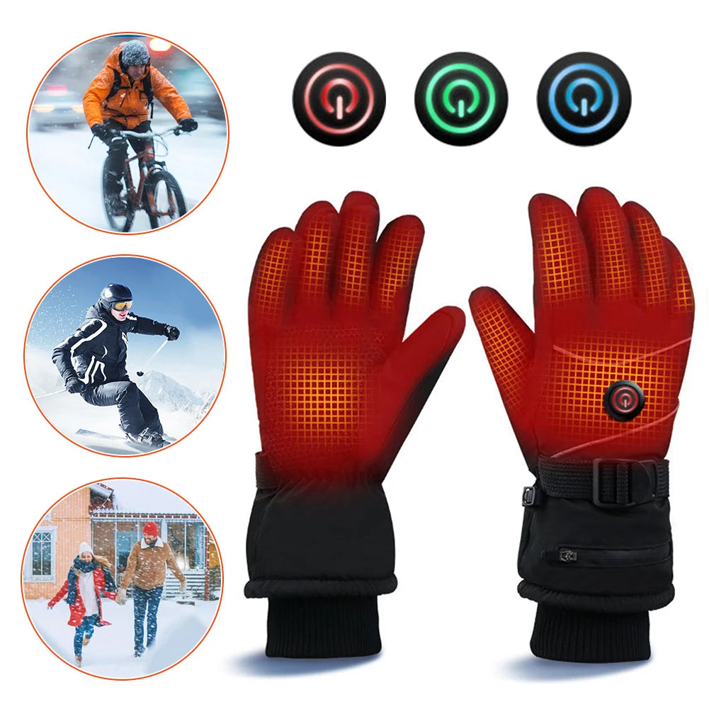 Shunmaii Heated Touch Screen Gloves With 3 Heat Levels