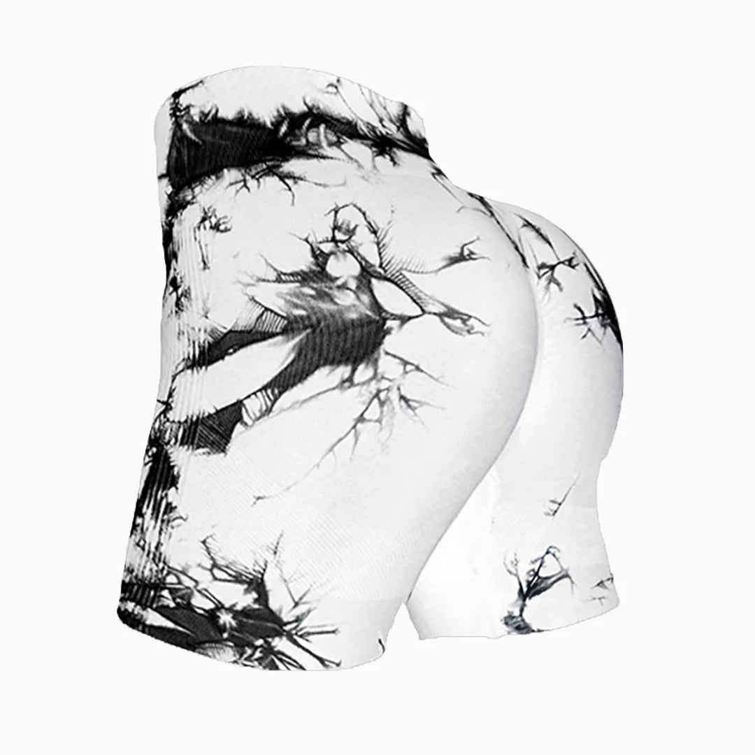 Women Yoga Shorts Push Up High Waist Breathable Gym Short