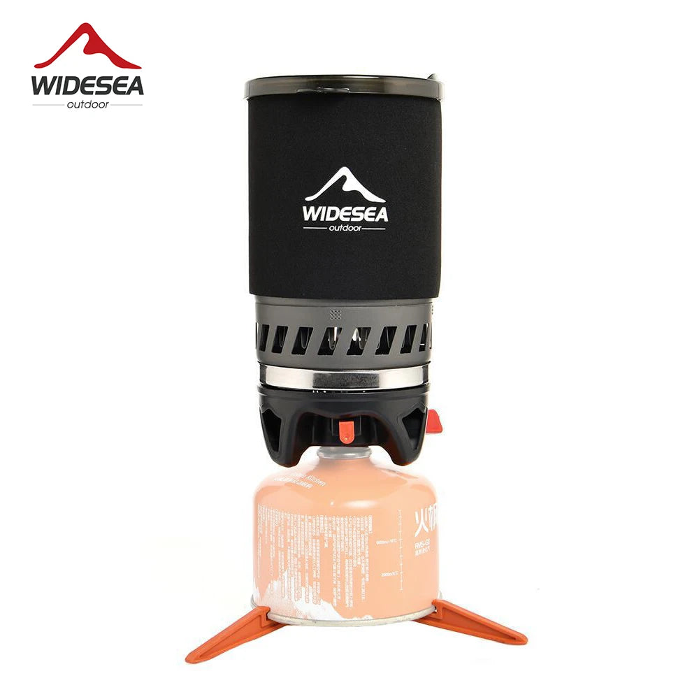 Widesea Camping Cooking System Heat Exchanger Stove