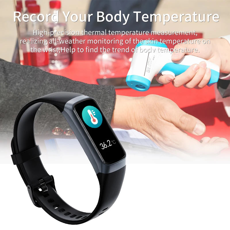 LIGE AMOLED Smartwatch With Heart Rate Monitor Fitness Tracker Waterproof