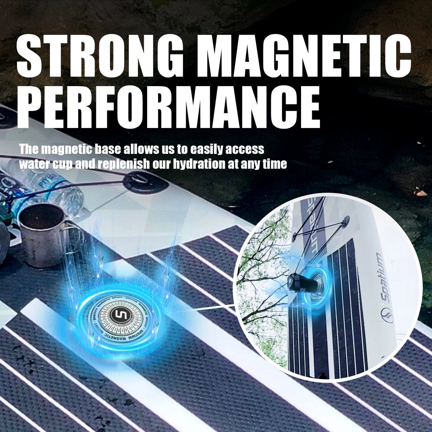 Spatium Touring Inflatable Stand Up Paddle Board Set With Pump