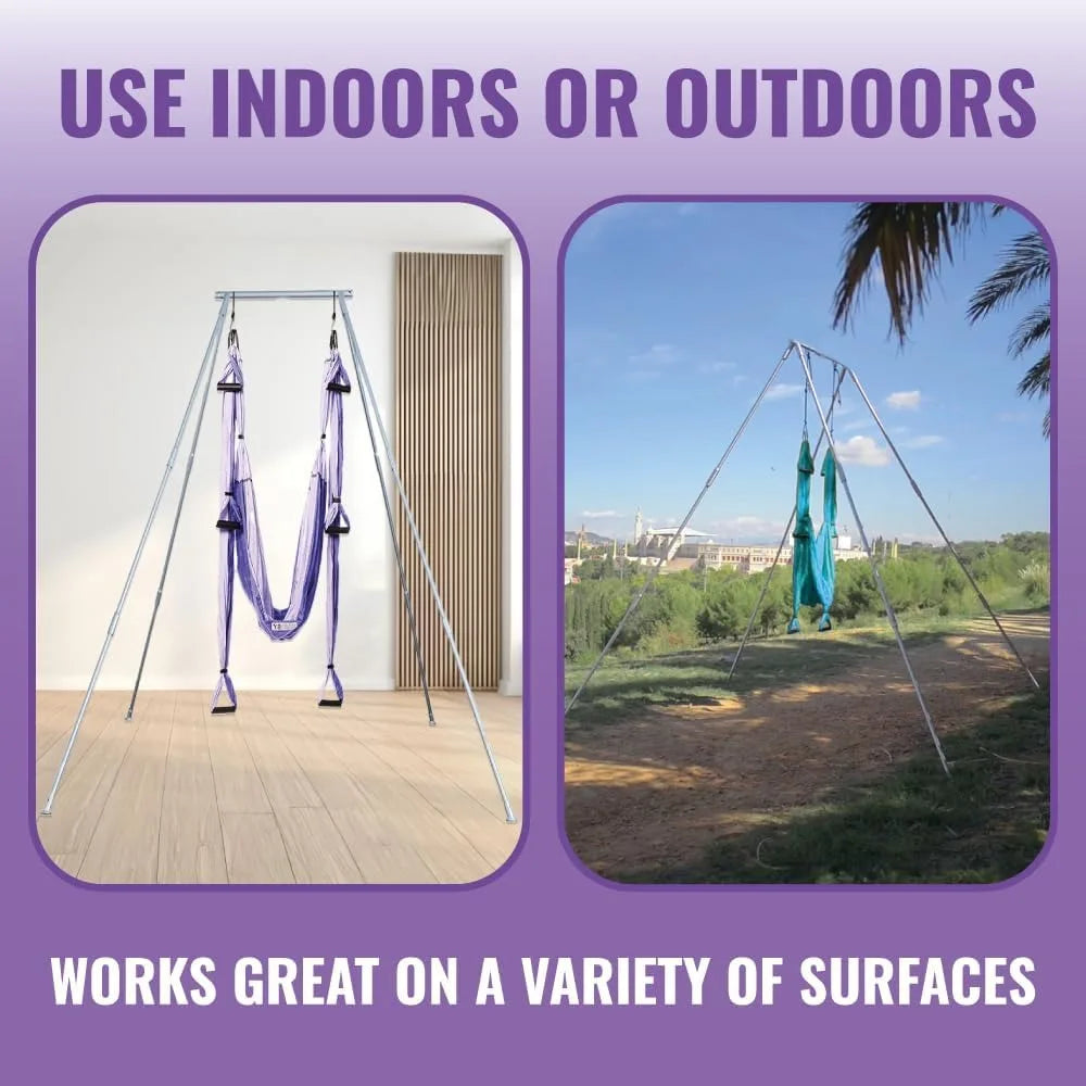 ZHUOTING Yoga Stand for Home and Outdoor Fitness Aerial Silks
