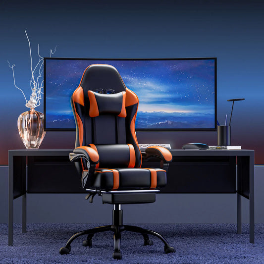 AnYu Furniture Gaming Chair Ergonomic With Footrest