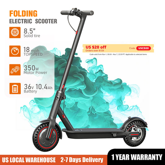 FREEBOY 350W Foldable Electric Scooter For Adults UL Certified