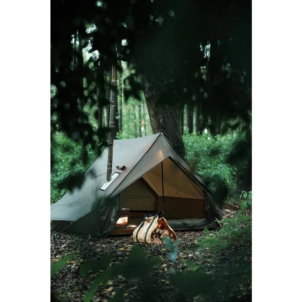 Hot Tent With Stove Jack 4 Season Shelter For 1 To 4