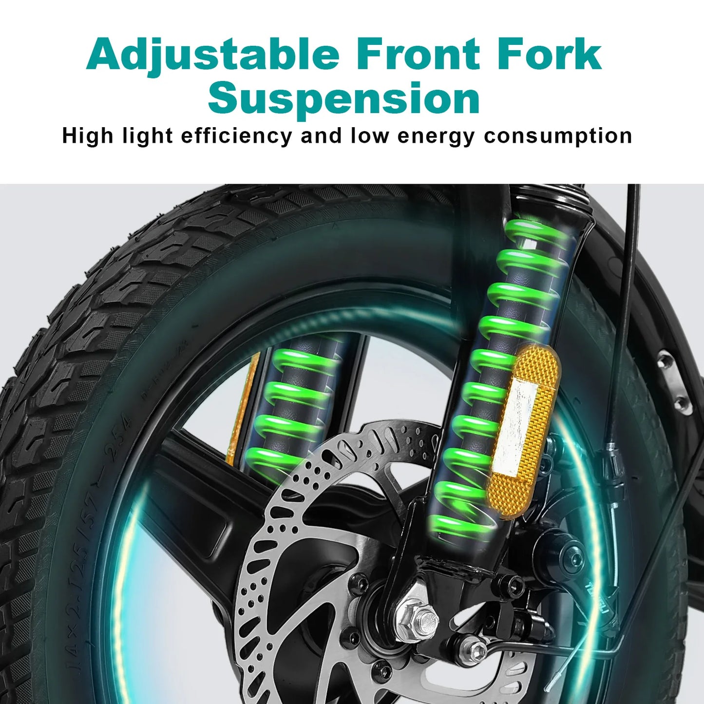 LELEKUAIC Folding Electric Bike 500W Battery Range Pro