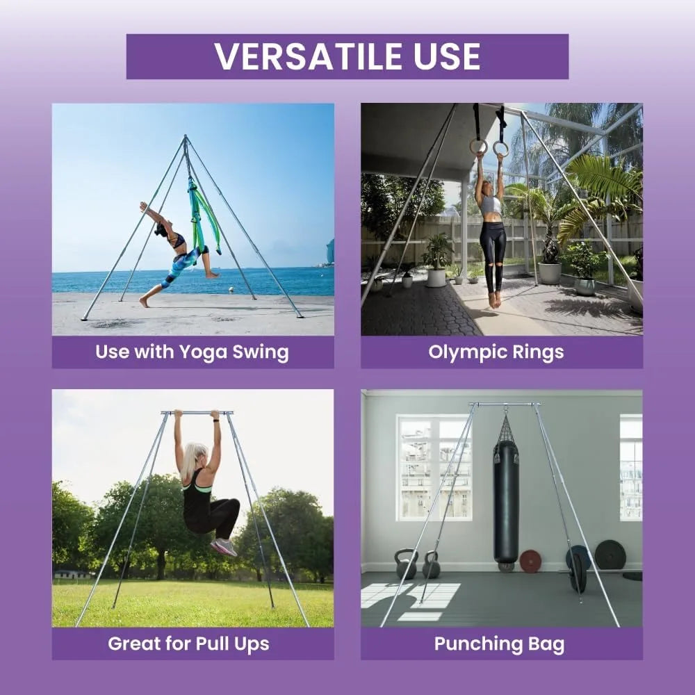 ZHUOTING Yoga Stand for Home and Outdoor Fitness Aerial Silks