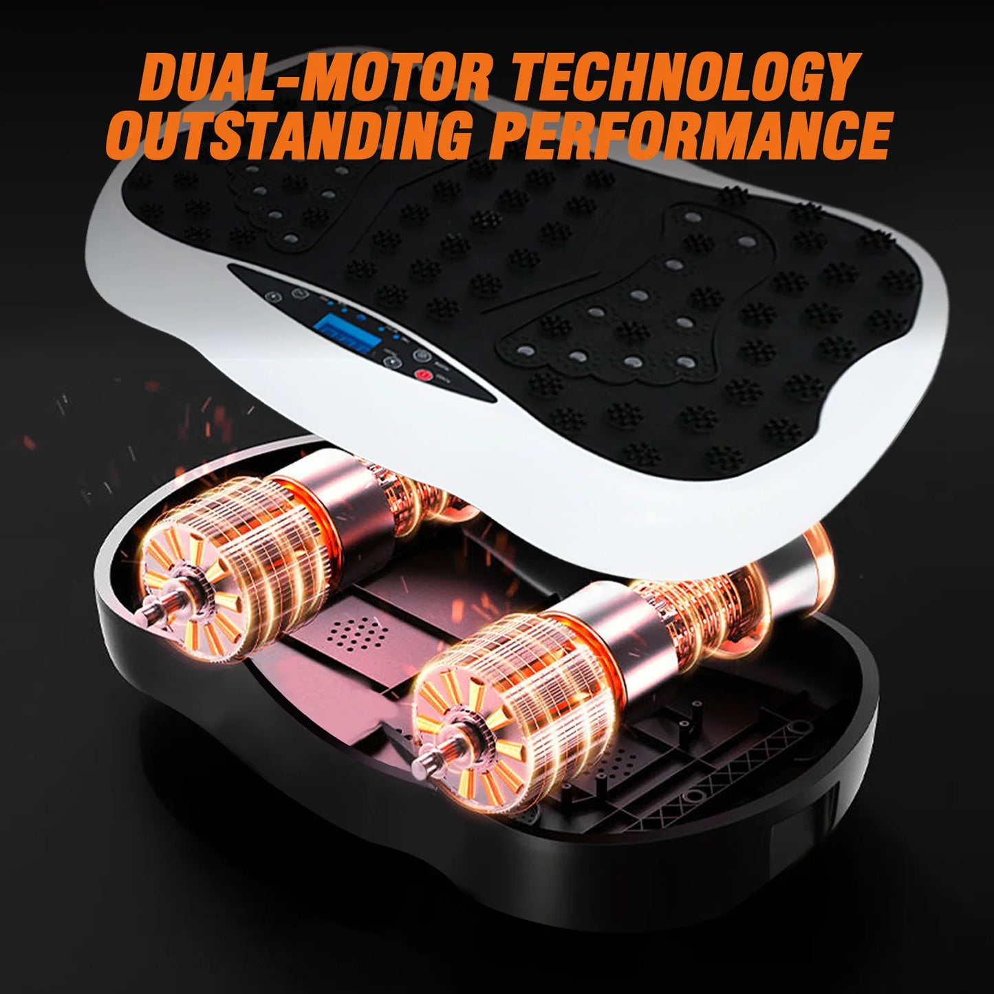 Full Body Vibration Plate Fitness Machine With Bands