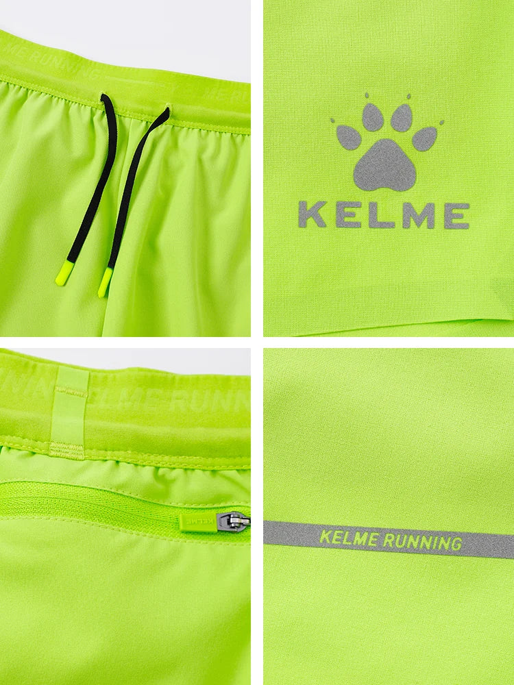 Kelme Mens Running Shorts Moisture Wicking Quick Drying