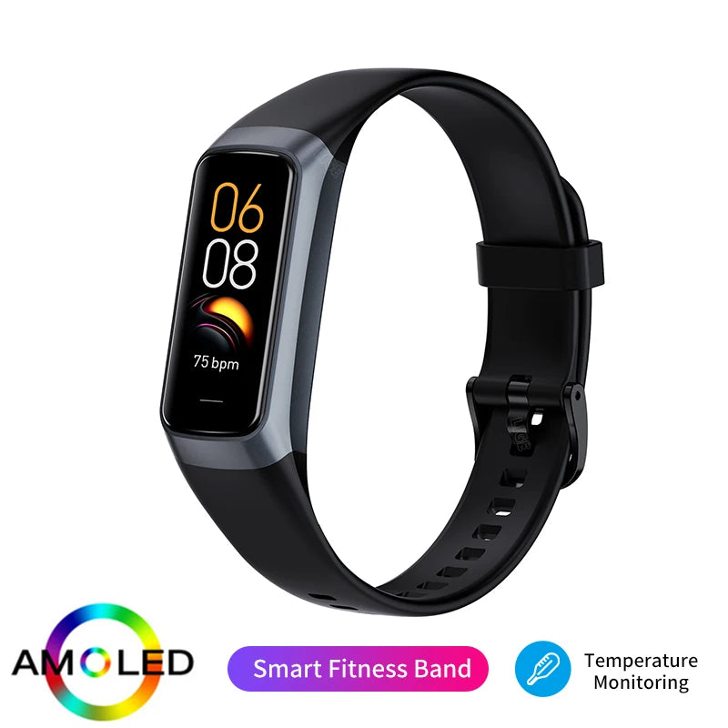 LIGE AMOLED Smartwatch With Heart Rate Monitor Fitness Tracker Waterproof