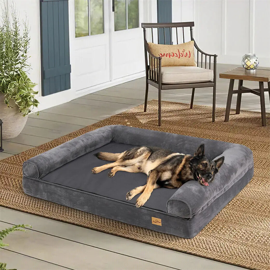 BINGOPAW Orthopedic Dog Bed With Removable Washable Cover Soft Foam