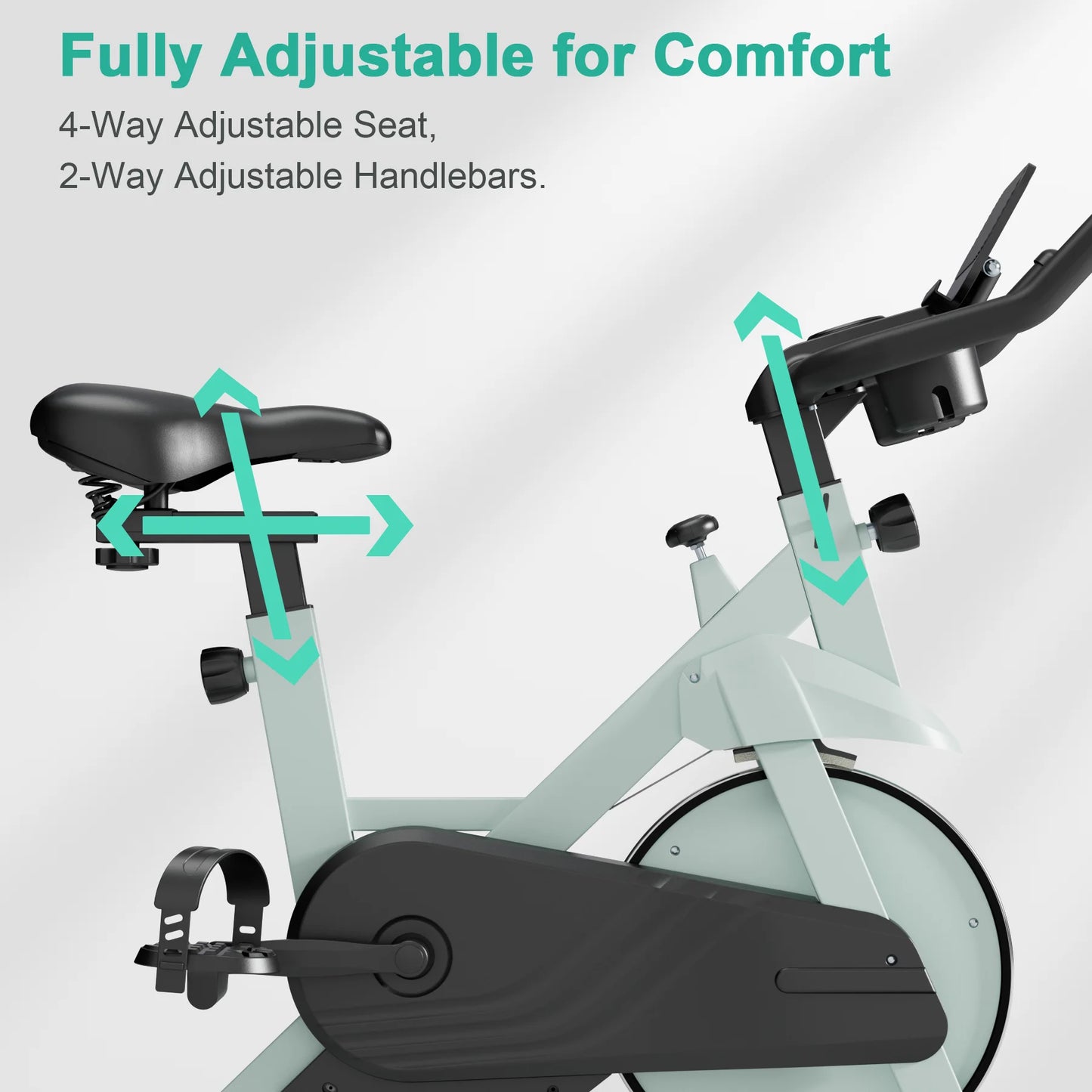 Superun 32 Level Magnetic Resistance Exercise Bike For Home