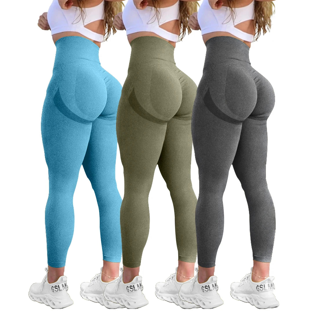 OQQ Yoga Leggings Seamless Tight For Women Fitness Pants