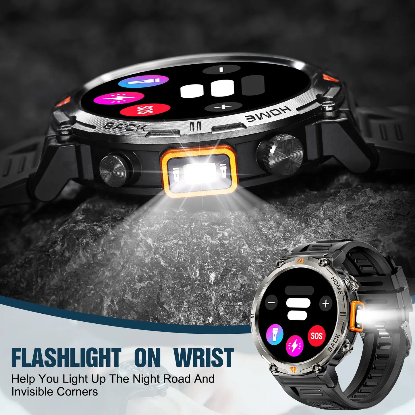 EIGIIS KE3 Bluetooth Smartwatch Men Full Touch Screen