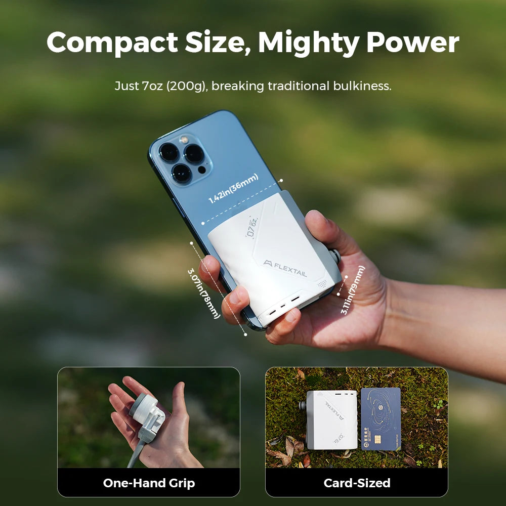 Flextailgear Tiny Shower Outdoor Portable Electric Shower Pump IPX7