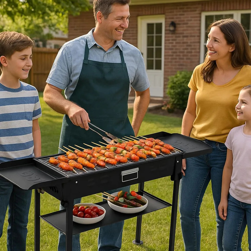 Highconcerned Portable Charcoal Folding BBQ Grill Outdoors