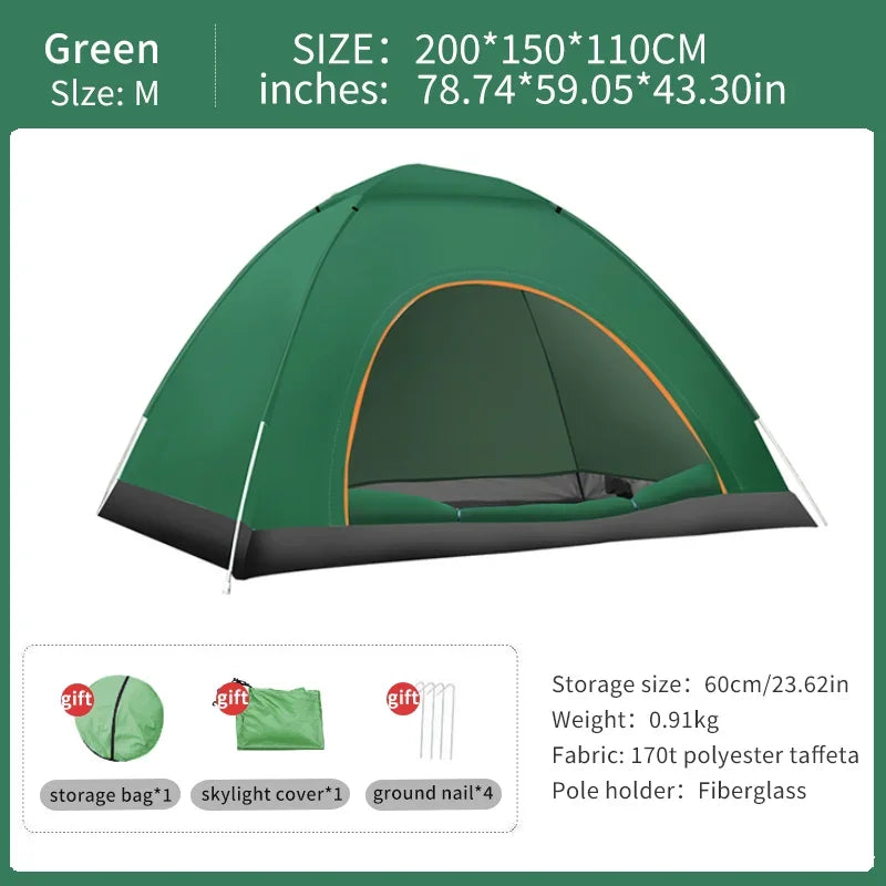 Building Pop Up Tent Waterproof Instant Setup For Outdoor Use