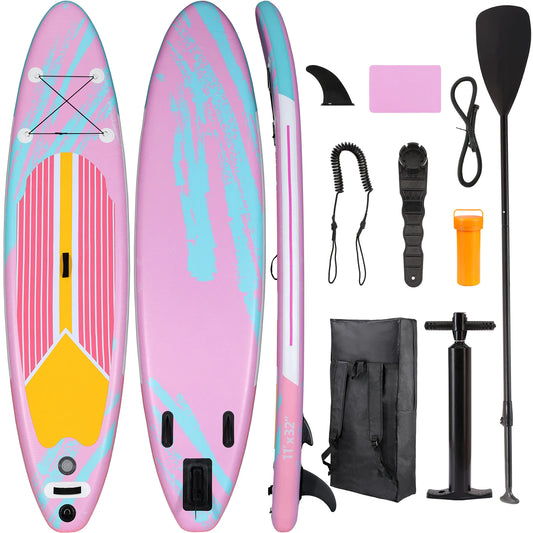 Inflatable Stand Up Paddle Board With Anti Slip EVA Deck