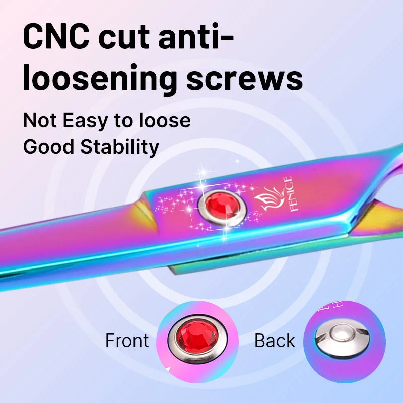 Fenice PremiumQuality ProfessionalGrade GroomingScissors For Dogs Home Use 9Cr Steel