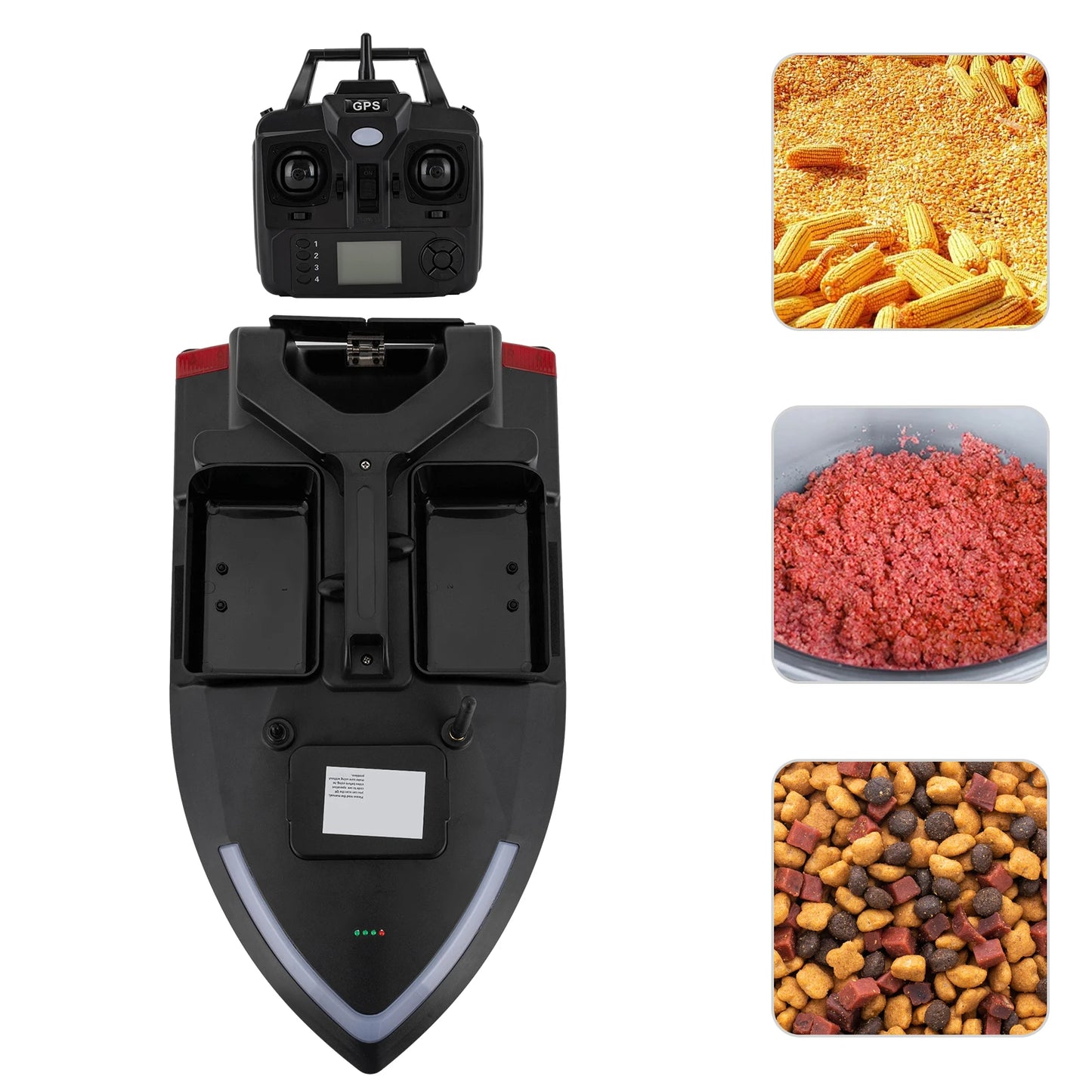 Rechargeable Fishing Bait Boat 500m Remote Control GPS Fish Finder