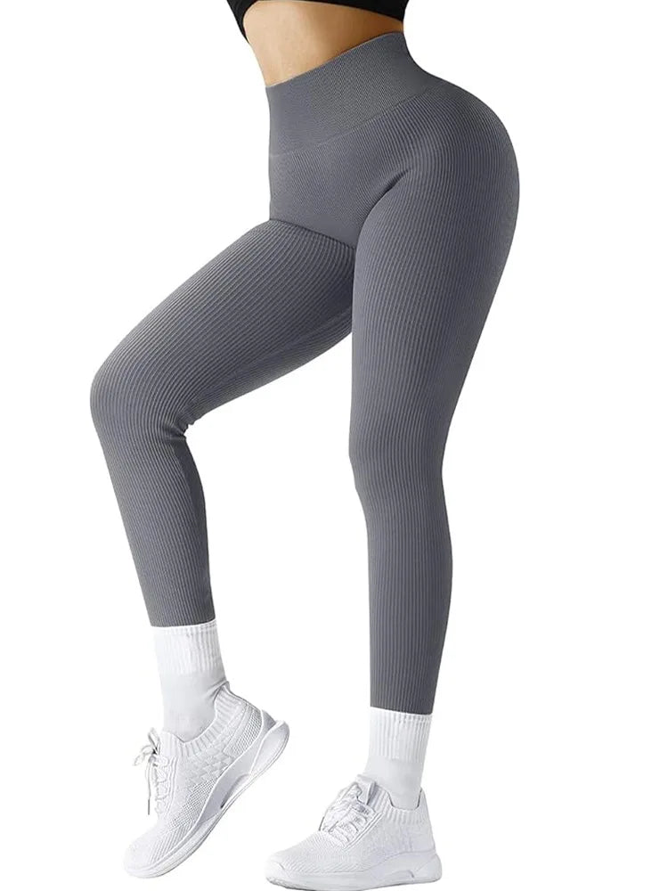 Women High Waisted Yoga Pants Seamless Leggings For Running