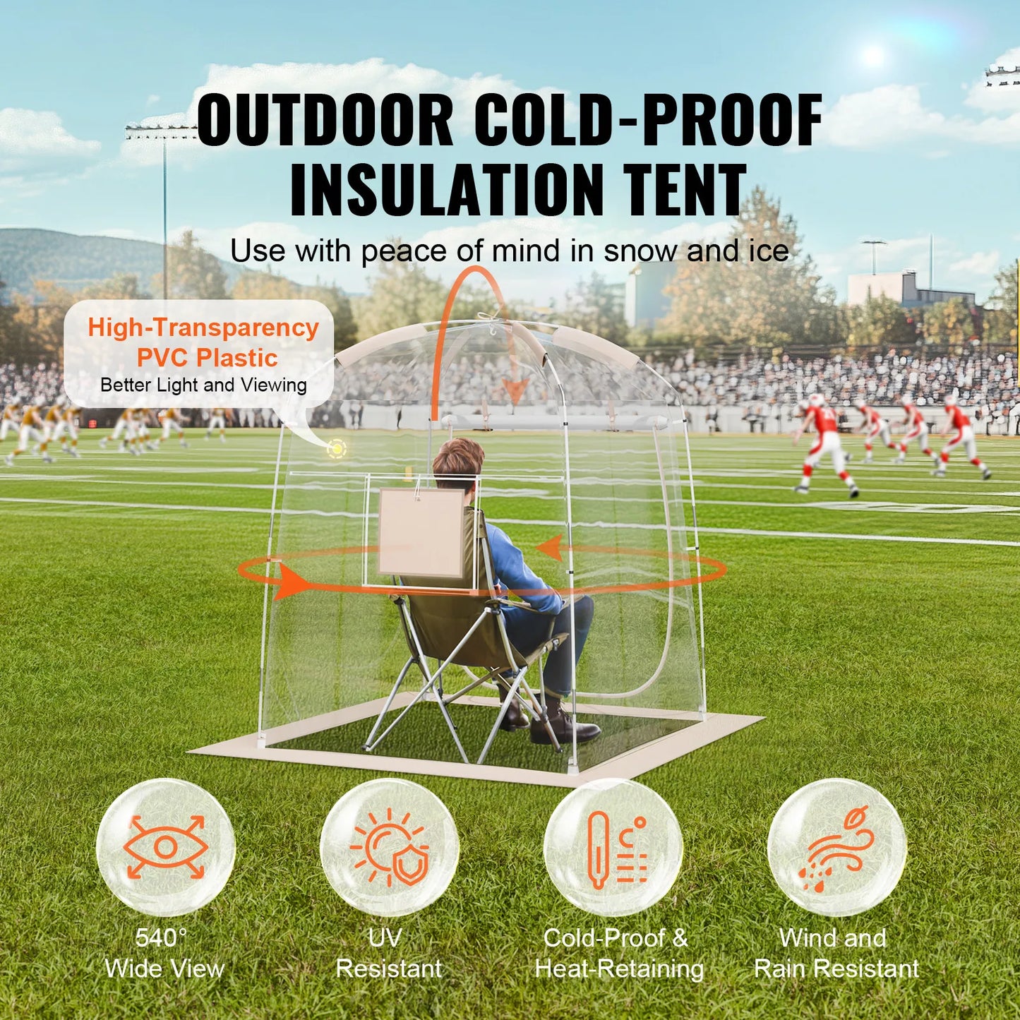 Building Instant One Person Bubble Tent Weatherproof Shelter