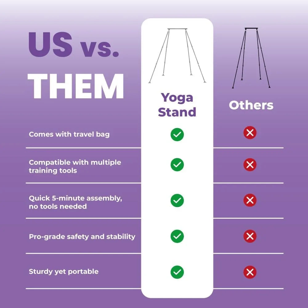 ZHUOTING Yoga Stand for Home and Outdoor Fitness Aerial Silks