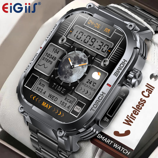 EIGIIS Smart Watch Waterproof Heart Rate Fitness Tracker