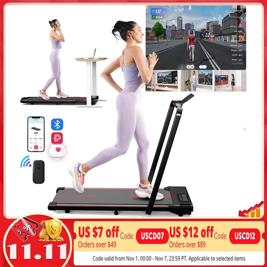 Superun 3In1 Walking Pad Treadmill Under Desk Exercise Machine