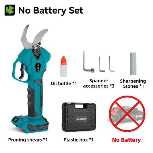 NewBeny Brushless Electric Pruning Shears 45MM For 21V Battery