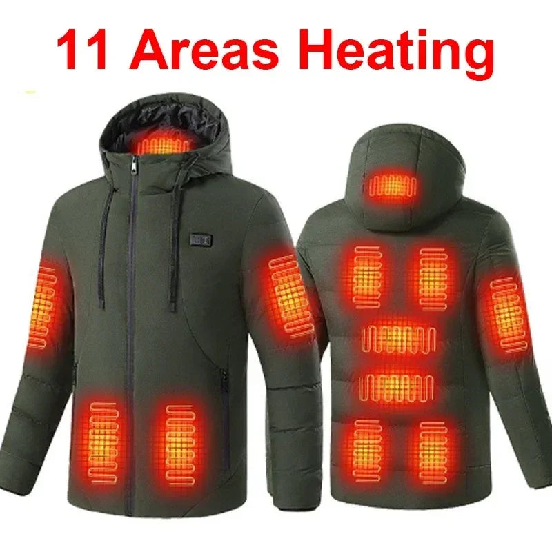 Fujian Heated Jacket With 11 Areas Electric Heating