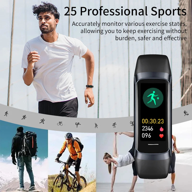 LIGE AMOLED Smartwatch With Heart Rate Monitor Fitness Tracker Waterproof