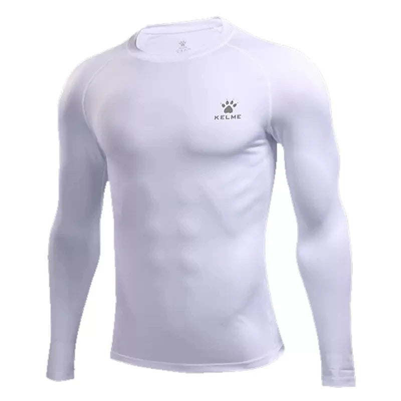 Kelme Mens Running T Shirts Compression Long Sleeves Top
