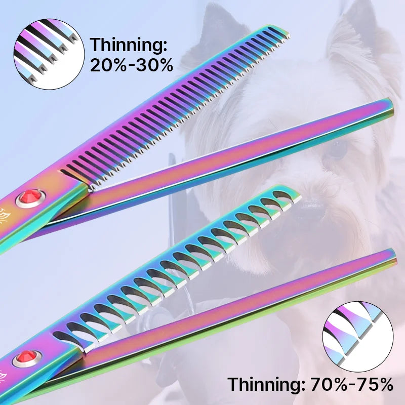 Fenice PremiumQuality ProfessionalGrade GroomingScissors For Dogs Home Use 9Cr Steel