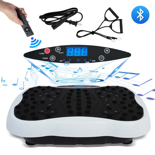 Full Body Vibration Plate Fitness Machine With Bands