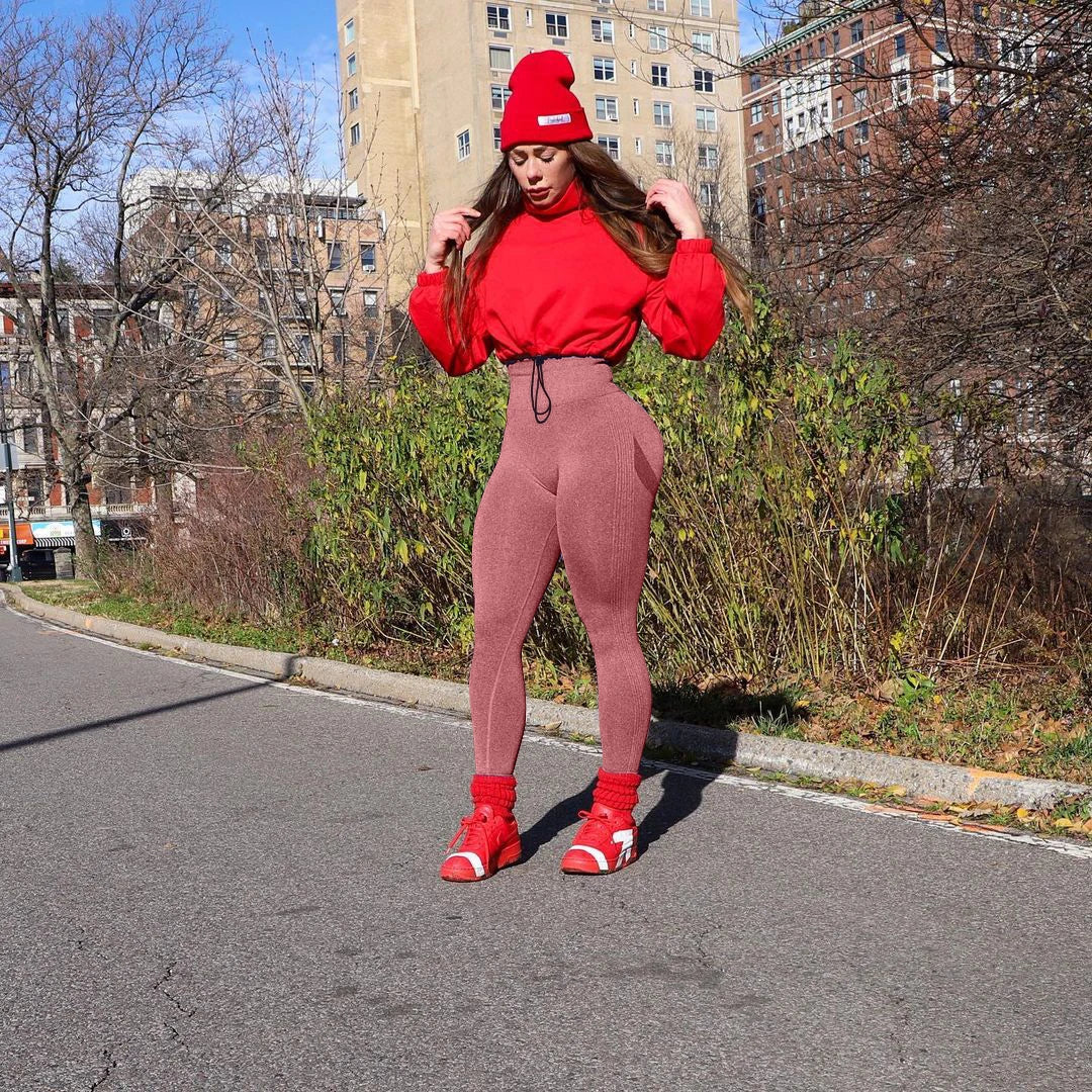 OQQ Yoga Leggings Seamless Tight For Women Fitness Pants