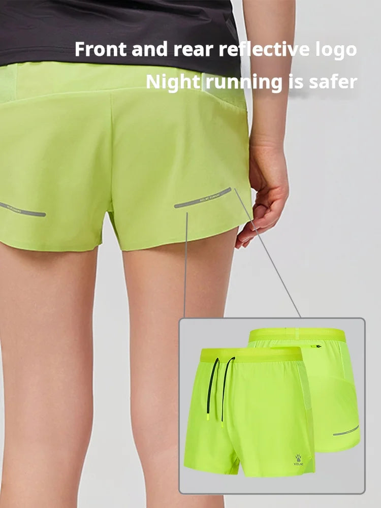 Kelme Women Marathon Shorts Quick Dry Running Fitness Pants