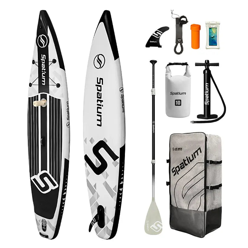 Spatium Touring Inflatable Stand Up Paddle Board Set With Pump